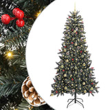 Albero di Natale artificiale con 300 LED Verde 240 cm