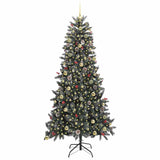 Albero di Natale artificiale con 300 LED Verde 240 cm