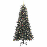 Albero di Natale artificiale con 300 LED Verde 240 cm
