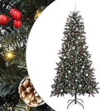 Albero di Natale artificiale con 300 LED Verde 240 cm