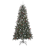 Albero di Natale artificiale con 300 LED Verde 240 cm