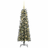 Albero di Natale artificiale con 150 LED Verde 120 cm