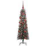 Albero di Natale artificiale con 150 LED Verde 150 cm