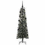 Albero di Natale artificiale con 150 LED Verde 150 cm