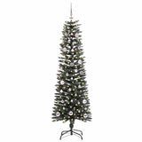 Albero di Natale artificiale con 150 LED Verde 150 cm