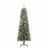Albero di Natale artificiale con 150 LED Verde 150 cm