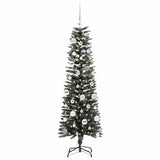 Albero di Natale artificiale con 150 LED Verde 150 cm