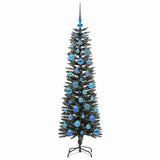 Albero di Natale artificiale con 150 LED Verde 150 cm