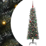 Albero di Natale artificiale con 150 LED Verde 150 cm