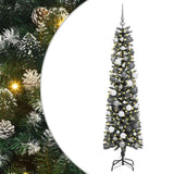 Albero di Natale artificiale con 300 LED Verde 180 cm