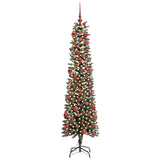 Albero di Natale artificiale con 300 LED Verde 180 cm