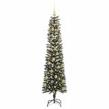 Albero di Natale artificiale con 300 LED Verde 180 cm