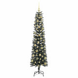 Albero di Natale artificiale con 300 LED Verde 180 cm