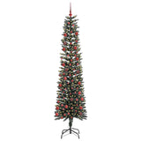 Albero di Natale artificiale con 300 LED Verde 210 cm