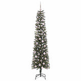 Albero di Natale artificiale con 300 LED Verde 210 cm