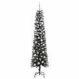 Albero di Natale artificiale con 300 LED Verde 210 cm