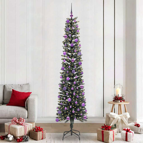 Albero di Natale artificiale con 300 LED Verde 240 cm