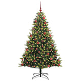 Albero di Natale Artificiale a Cerniera con 300 LED 180 cm