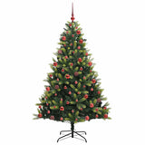 Albero di Natale Artificiale a Cerniera con 300 LED 180 cm