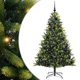 Albero di Natale Artificiale a Cerniera con 300 LED 180 cm
