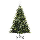 Albero di Natale Artificiale a Cerniera con 300 LED 180 cm