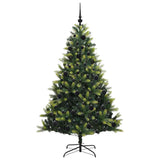 Albero di Natale Artificiale a Cerniera con 300 LED 180 cm