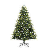 Albero di Natale Artificiale a Cerniera con 300 LED 180 cm