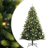 Albero di Natale Artificiale a Cerniera con 300 LED 180 cm