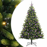 Albero di Natale Artificiale a Cerniera con 300 LED 180 cm