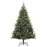 Albero di Natale Artificiale a Cerniera con 300 LED 180 cm