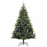 Albero di Natale Artificiale a Cerniera con 300 LED 180 cm