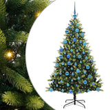 Albero di Natale Artificiale a Cerniera con 300 LED 180 cm