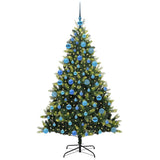 Albero di Natale Artificiale a Cerniera con 300 LED 180 cm