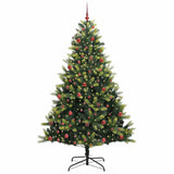 Albero di Natale Artificiale a Cerniera con 300 LED 210 cm