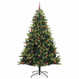Albero di Natale Artificiale a Cerniera con 300 LED 210 cm