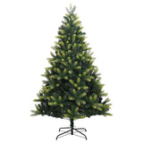 Albero di Natale Artificiale a Cerniera con 300 LED 210 cm