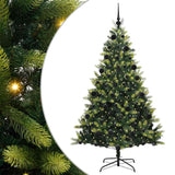 Albero di Natale Artificiale a Cerniera con 300 LED 210 cm