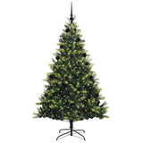 Albero di Natale Artificiale a Cerniera con 300 LED 210 cm