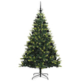 Albero di Natale Artificiale a Cerniera con 300 LED 210 cm