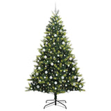 Albero di Natale Artificiale a Cerniera con 300 LED 210 cm