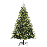 Albero di Natale Artificiale a Cerniera con 300 LED 210 cm