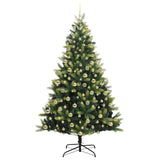 Albero di Natale Artificiale a Cerniera con 300 LED 210 cm