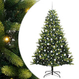 Albero di Natale Artificiale a Cerniera con 300 LED 210 cm