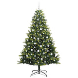 Albero di Natale Artificiale a Cerniera con 300 LED 210 cm