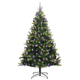 Albero di Natale Artificiale a Cerniera con 300 LED 210 cm
