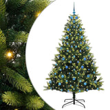 Albero di Natale Artificiale a Cerniera con 300 LED 210 cm
