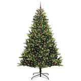 Albero di Natale Artificiale a Cerniera con 300 LED 240 cm