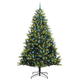 Albero di Natale Artificiale a Cerniera con 300 LED 240 cm