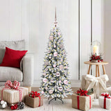 Albero di Natale artificiale con 150 LED Bianco 120 cm