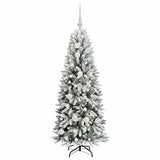Albero di Natale artificiale con 150 LED Bianco 120 cm